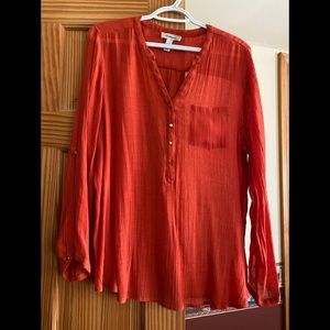 Long sleeve dress shirt for women